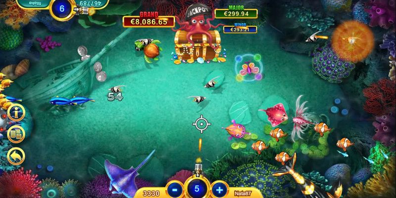 Giao diện game bắn cá trên XO88